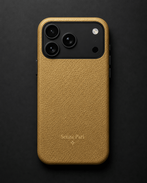 Case de couro Cuir Suprême Dark Gold